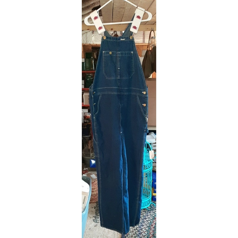 Vintage Caboose Overalls SIZE 38x30 Dark Wash NH Caboose Works‎